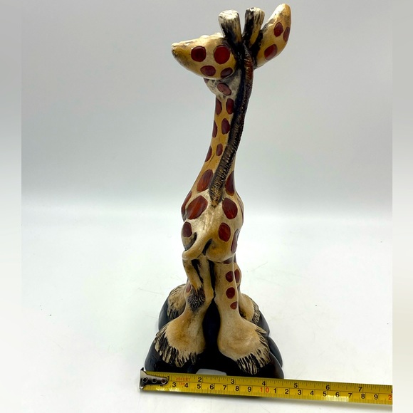 1992 Beasties Of The Kingdom “Geraldine Giraffe” Sculpture Signed by John Raya - Picture 11 of 15